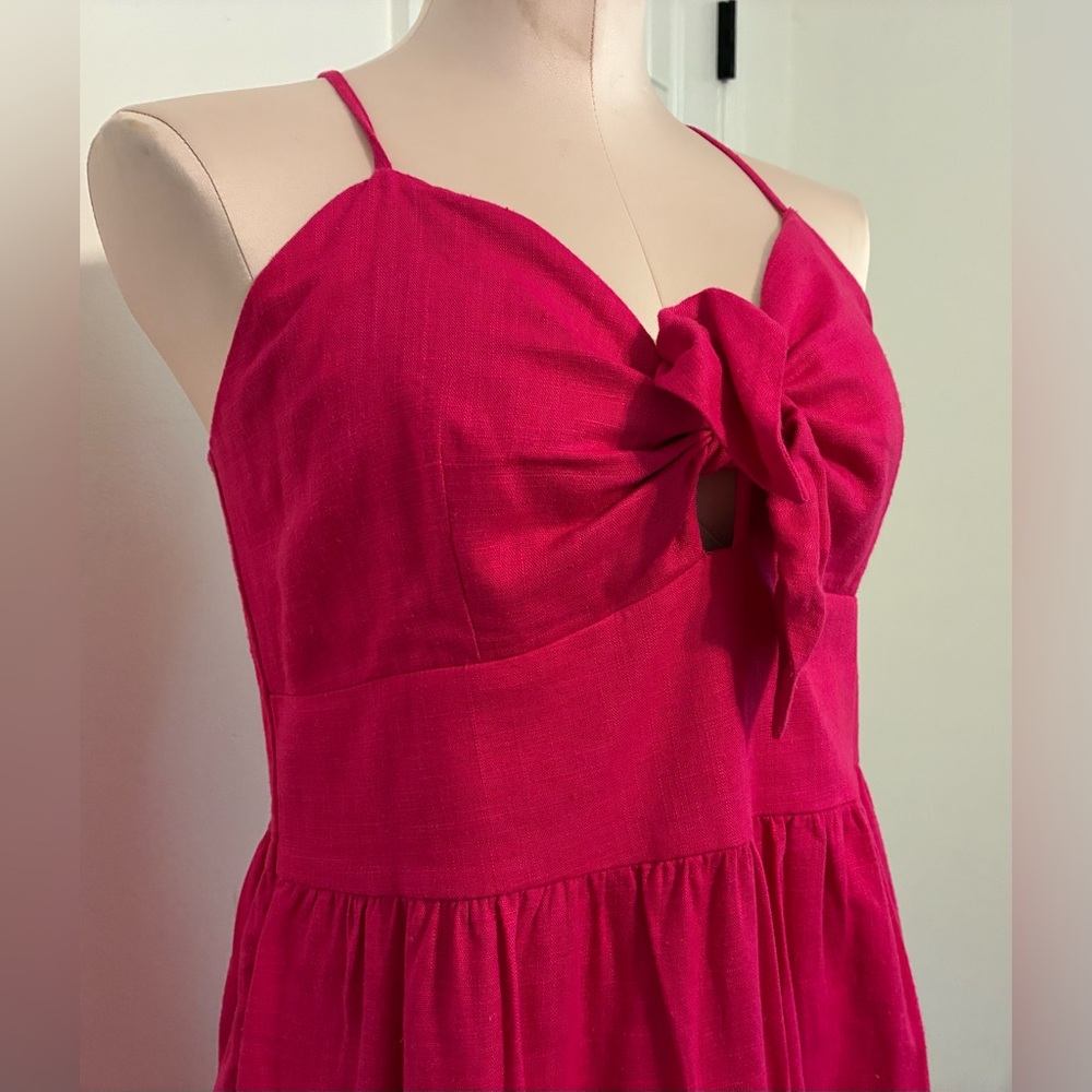 LOFT Fuchsia Maxi Dress in Size 8